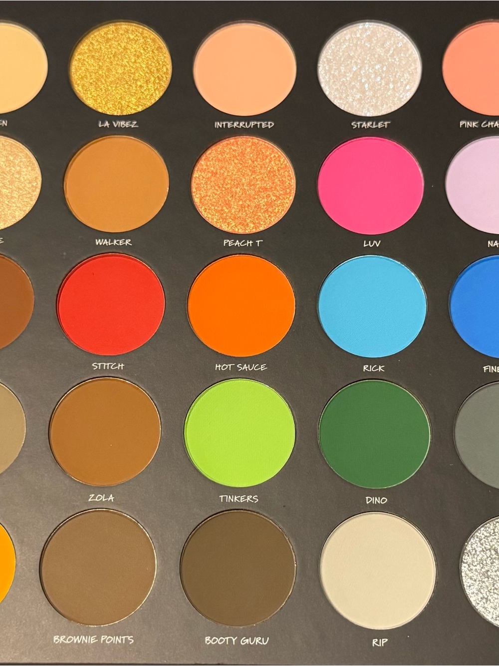 Morphe Bold Color Eyeshadow Palette — Neon Pink, Bright Orange & Turquoise Blues